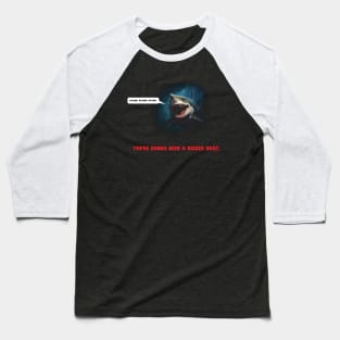 Jaws of the Singing Shark Baseball T-Shirt